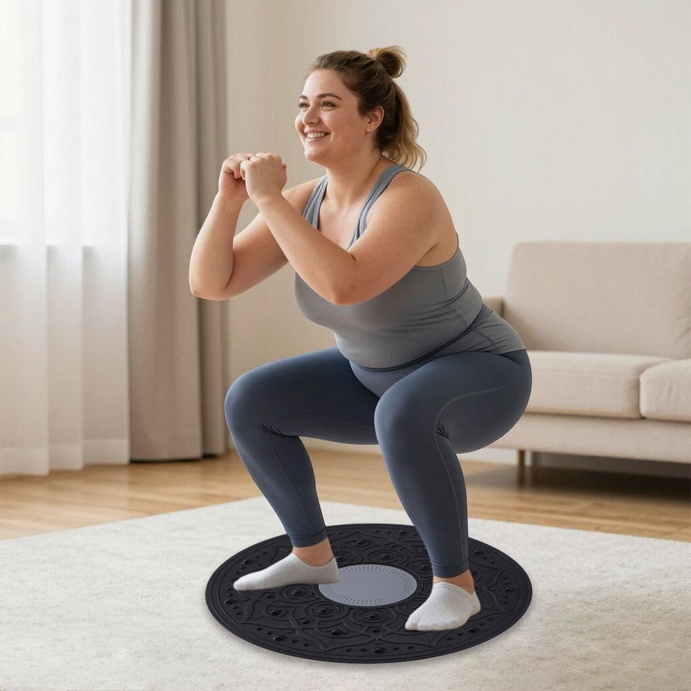 Wobble Board Balance - Массажная йога-доска для баланса, противоскользящая тренировочная