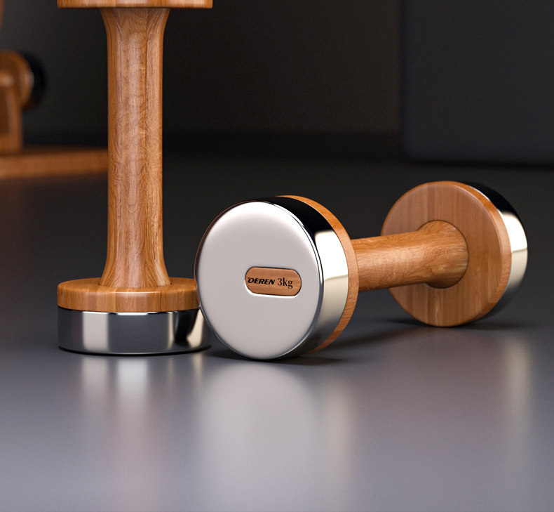 Home Gym Compact - Регулируемый набор гантелей из дерева и