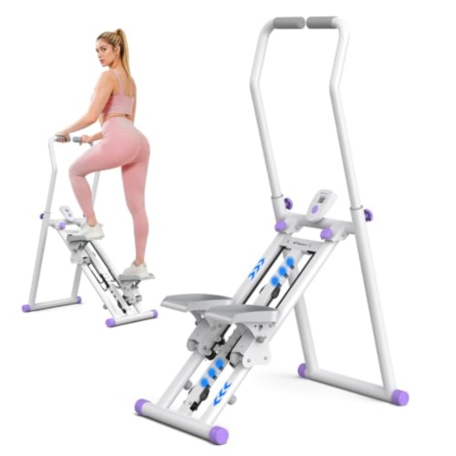 Home Gym Compact - Домашний степпер: стальная рама, черный цвет,