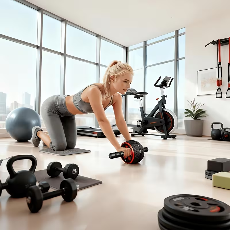 Ролик для пресса и коврик для  – обзор и цена Home Gym Technogym