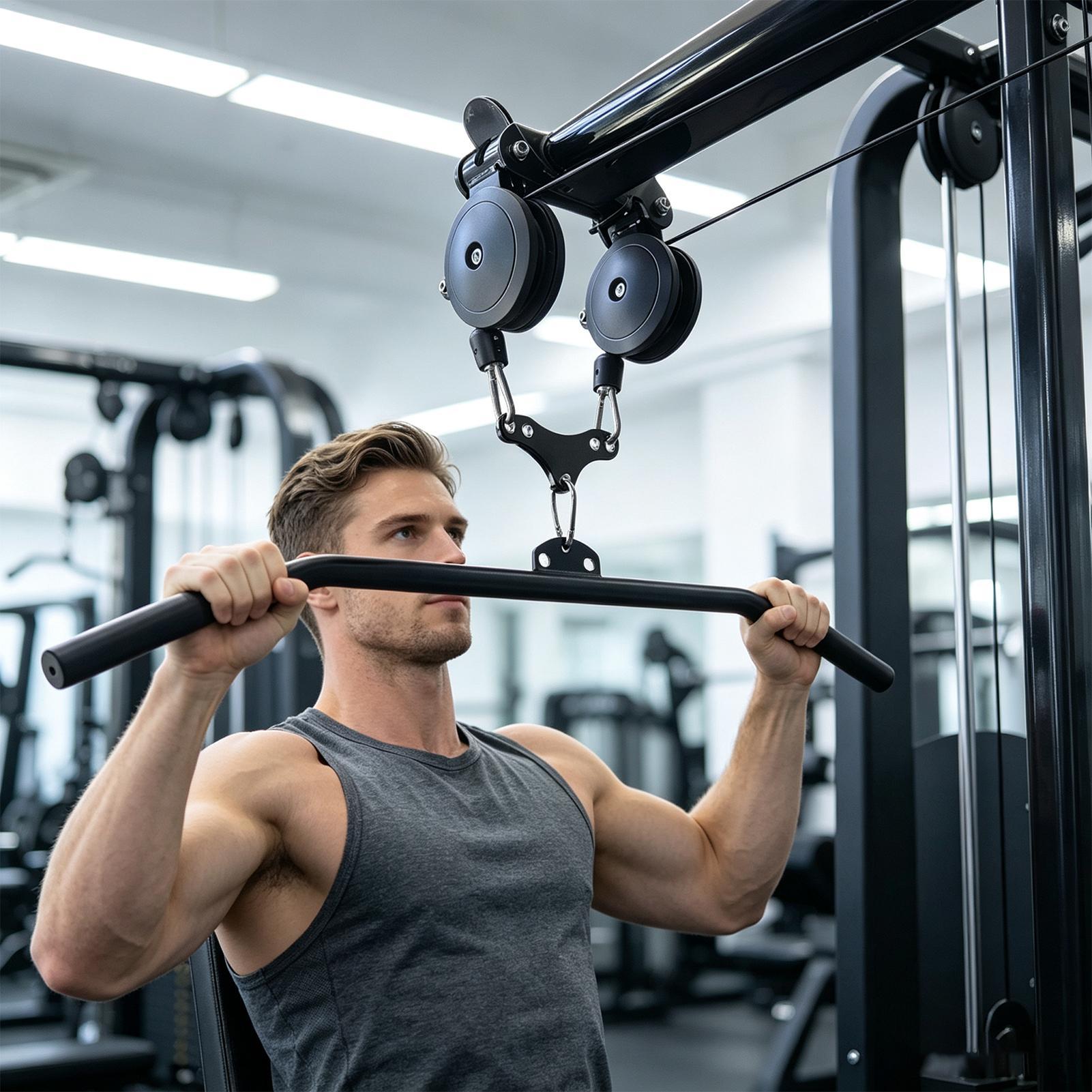 Адаптер для тяговой штанги на  – обзор и цена Home Gym Cable Machine
