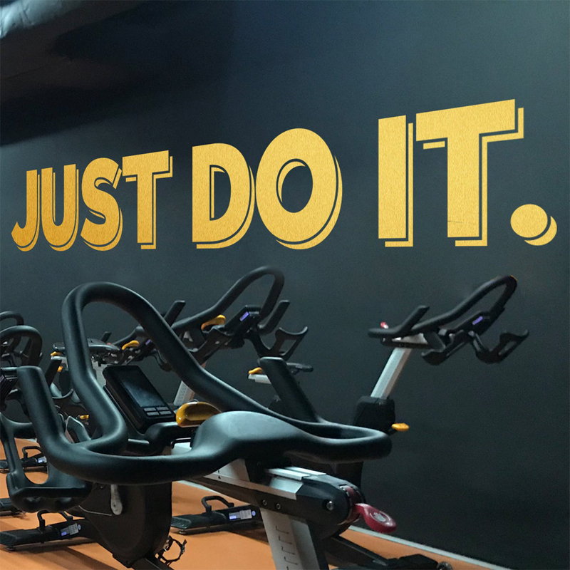 Наклейка на стену с цитатами в – обзор и цена Home Gym Design Ideas