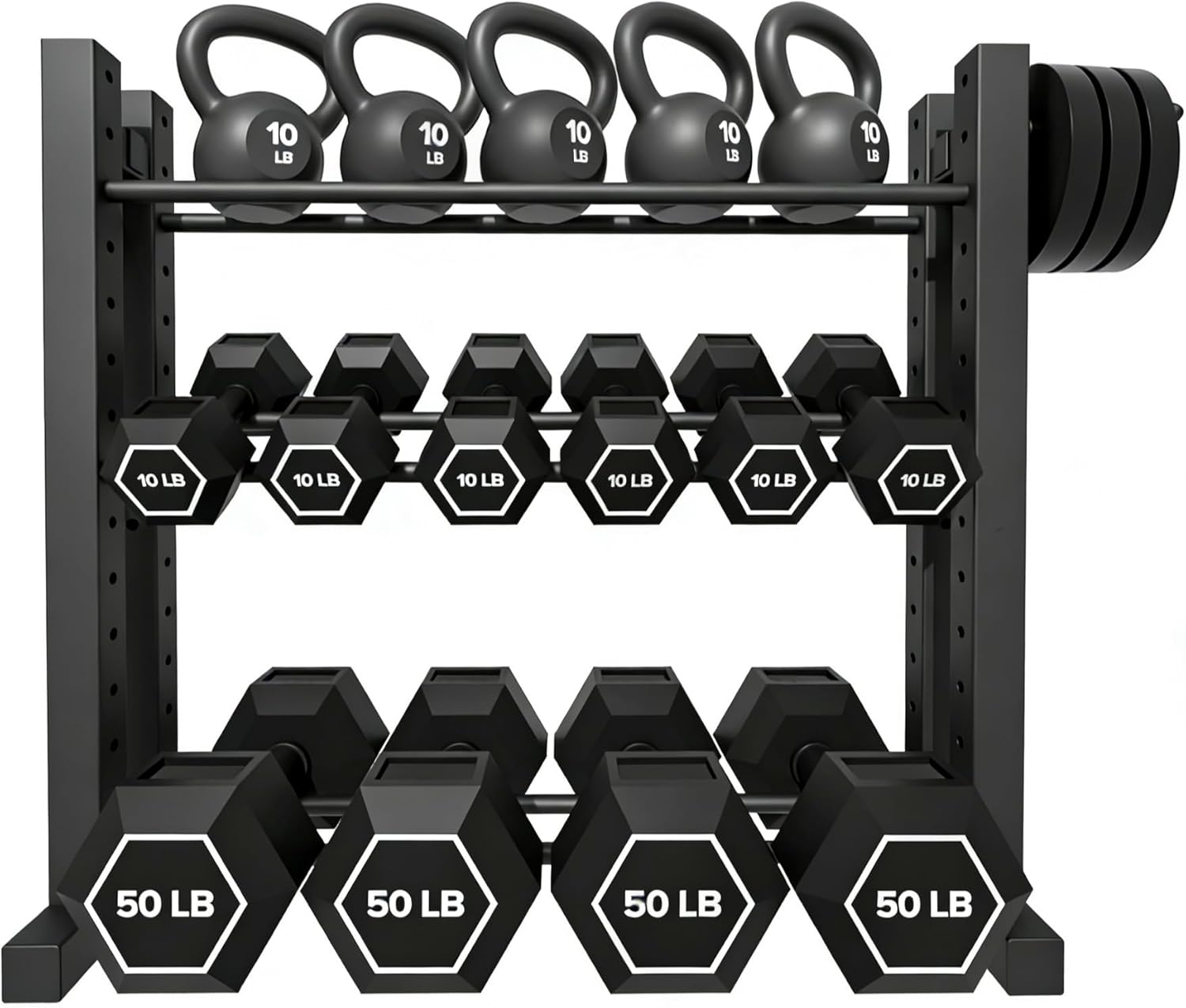 Стеллаж для гантелей 3-уровнев – обзор и цена Home Gym Compact