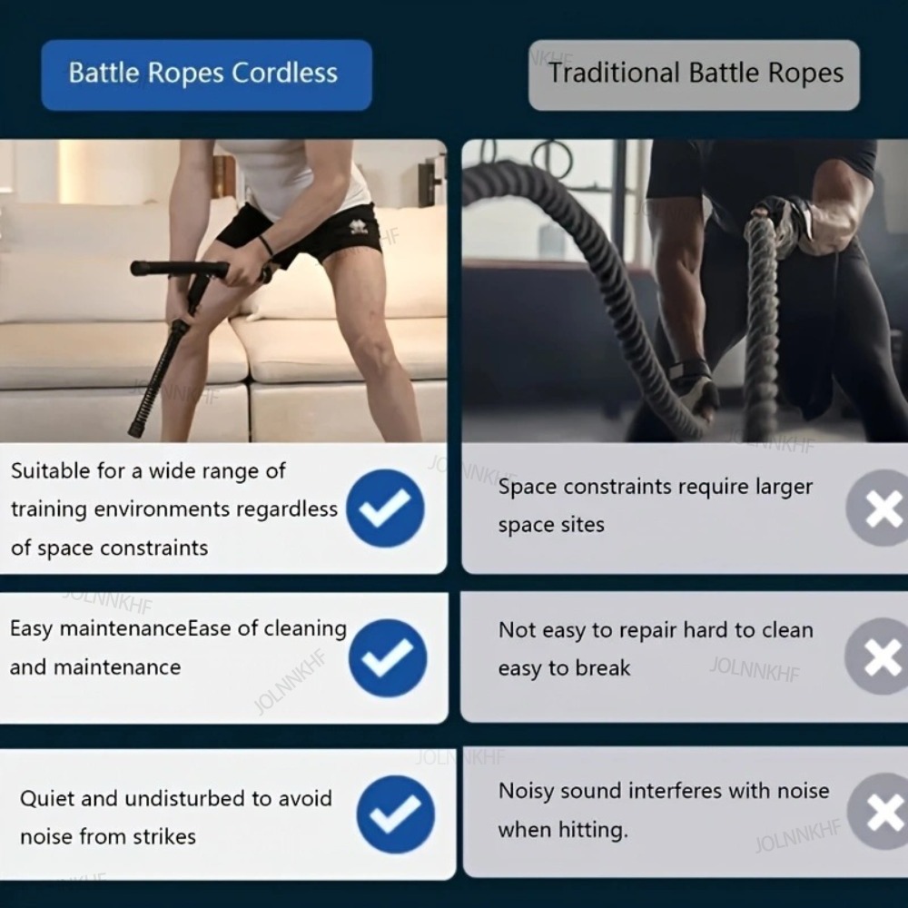 Усиленные беспроводные боевые  – обзор и цена Battle Rope Heavy
